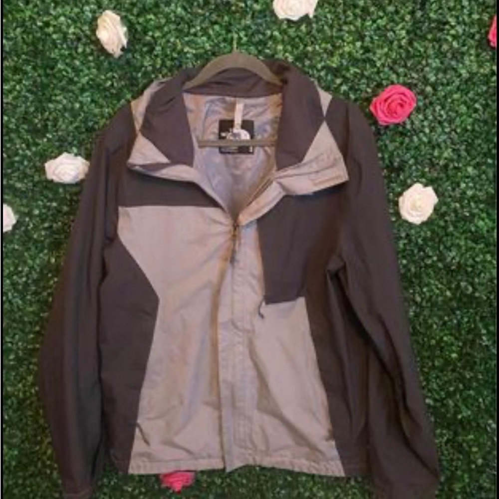 The North Face Men’s Jacket Hooded Light
Size Medium  Gray/ Dark Gray